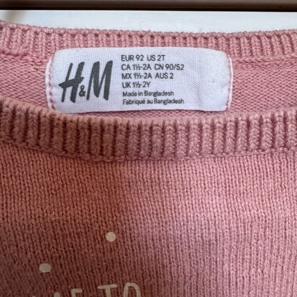 H&M 2T sweater - Picture 3 of 3